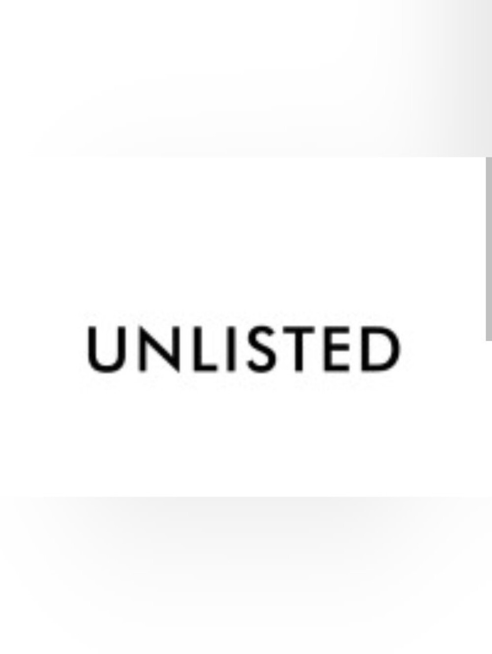unlisted